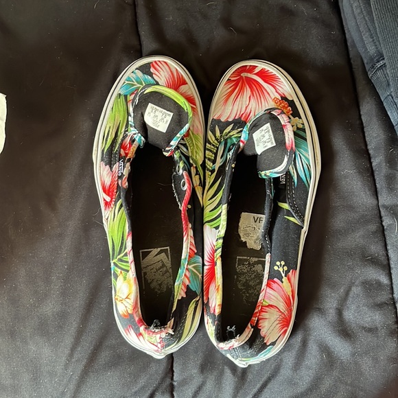 Tropical Print Womens Vans - Picture 3 of 7